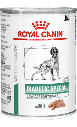 Royal Canin Vet Diabetic Special Low Carbohydrate Canine in Loaf | Wet (Lata) 12 X 410 g