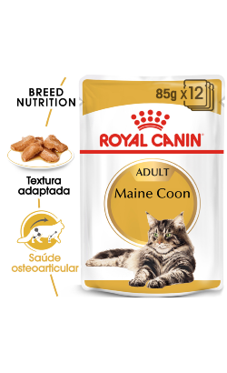 Royal Canin Cat Maine Coon Adult | Wet (Saqueta) 12 X 85 g