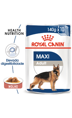 Royal Canin Dog Maxi Adult | Wet (Saqueta) 10 X 140 g