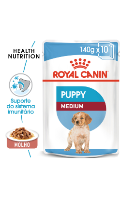 Royal Canin Dog Medium Puppy | Wet (Saqueta) 10 X 140 g