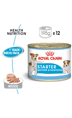 Royal Canin Dog Starter Mousse | Wet (Lata) 12 X 195 g