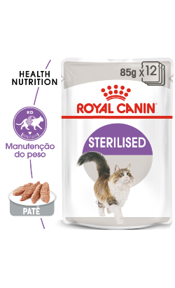 Royal Canin Cat Sterilised in Loaf | Wet (Saqueta) 12 X 85 g
