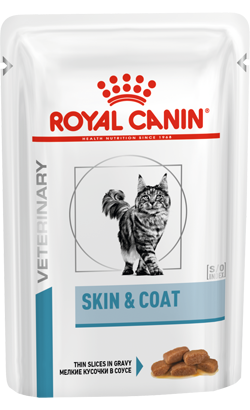 Royal Canin Vet Care Nutrition Feline Skin & Coat | Wet (Saqueta) 12 X 85 g
