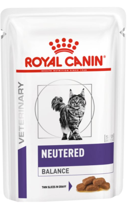 Royal Canin Vet Health Nutrition Feline Neutered Adult Balance | Wet (Saqueta) 6 X 85 g