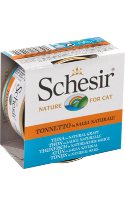 Alimento húmido para Gatos Schesir Cat Atum em Molho Natural | Wet (Lata) 14 X 70 g