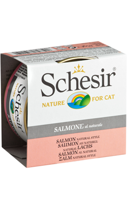 Schesir Cat Salmão ao Natural | Wet (Lata) 14 X 85 g
