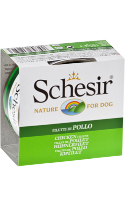 Schesir Dog Filete de Frango em Gelatina | Wet (Lata) 10 X 150 g