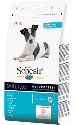 Schesir Dog Small Adult Maintenance with Fish 2 kg