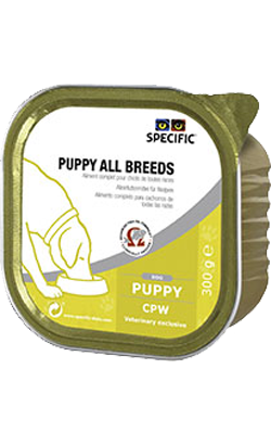 Specific CPW Puppy All Breeds | Wet (Terrina) Cx c/ 6 terrinas 300 g