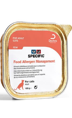 Specific Cat FDW Food Allergy Management | Wet (Terrina) Cx c/ 7 terrinas 100 g
