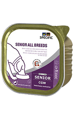 Specific Dog CGW Senior All Breeds | Wet (Terrina) Cx c/ 6 terrinas 300 g
