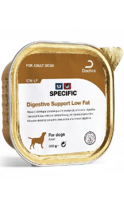 Specific Dog CIW-LF Digestive Support Low Fat | Wet (Terrina) Cx c/ 6 terrinas 300 g
