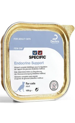 Specific Cat FEW-DM Endocrine Support | Wet (terrina) Cx c/ 7 terrinas 100 g