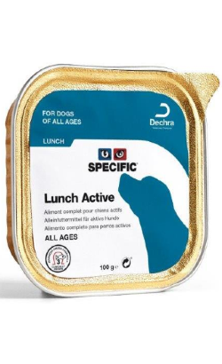 Specific Lunch Active All Breeds | Wet (Terrina) Cx c/ 7 terrinas 100 g