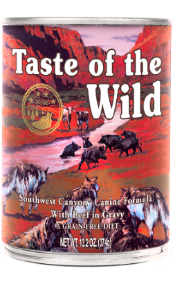 Taste of the Wild Southwest Canyon Canine Formula | Wet (Lata) 12 X 390 g