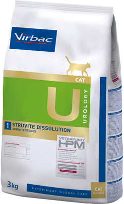 Virbac Veterinary HPM U1 Cat Struvite Dissolution 3 kg