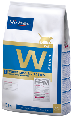 Virbac Veterinary HPM W1 Cat Weight Loss & Diabetes 3 kg